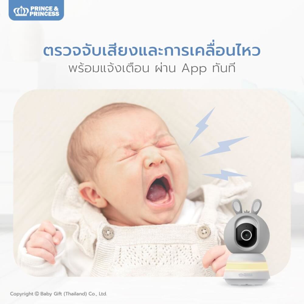 เบบี้มอนิเตอร์ พร้อมจอ รุ่น SAFE & SOUND PLUS - PRINCE & PRINCESS_2